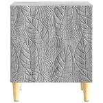 vidaXL Table de chevet 2 Pièces Sonoma gris 43 x 34 5 x 50 cm