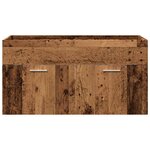vidaXL Ensemble de meubles salle de bain 5 Pièces bois d'ingénierie