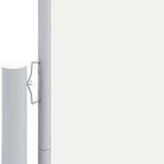 vidaXL Auvent latéral rétractable Crème 200x600 cm