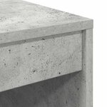 vidaXL Bureau Gris béton 70 x 50 x 76 cm Bois d'ingénierie