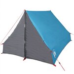 vidaXL Tente de camping en forme de A 2 personnes bleu imperméable