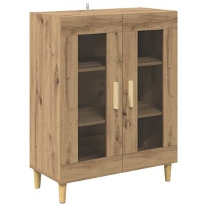 vidaXL Buffet Chêne artisanal 69 5 x 34 x 90 cm Bois d'ingénierie