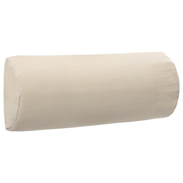 vidaXL Appui-tête de chaise longue Crème 40x7 5x15 cm Textilène