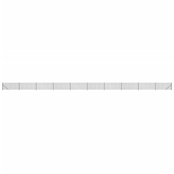 vidaXL Clôture à mailles losangées avec bride anthracite 1x25 m