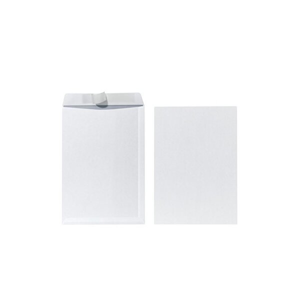 Herlitz 10 enveloppe d'expédition, c4, sans fenêtre, blanc