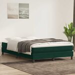 vidaXL Sommier à lattes de lit sans matelas 160x210 cm velours