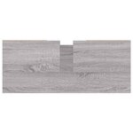 vidaXL Armoire salle de bain sonoma gris 80x33x60 cm bois d'ingénierie