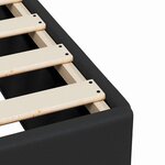 vidaXL Cadre de lit sans matelas noir similicuir