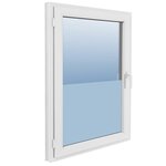 vidaXL Film pour fenêtre dépoli gris 0 9x20 m PVC