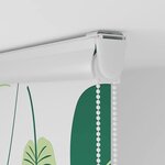 vidaXL Store enrouleur de douche avec cassette largeur du tissu 116 cm