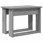 vidaXL Ensemble de tables basses 2 Pièces Gris Sonoma Bois d'ingénierie
