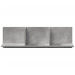 vidaXL Armoire murale 100x16 5x30 cm gris béton bois d'ingénierie
