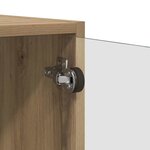 vidaXL Cabinets muraux 2 Pièces Chêne artisanal 68 x 37 x 35 cm