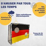 Best Sporting 11053-11067 - But de football 213 x 152 x 76 cm en noir avec cible de tir "Allemagne"