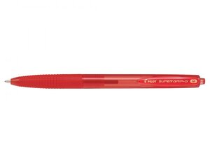 Stylo Bille SUPER GRIP G à Capuchon Pte Moyenne Rouge PILOT