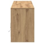 vidaXL Unites TV 2 Pièces Marron 180 x 34 x 50 cm Bois d'ingénierie