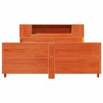 vidaXL Cadre de lit sans matelas cire marron 150x200cm bois pin massif