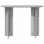 vidaXL Table console Sonoma gris 100 x 39 5 x 75 cm Bois d'ingénierie