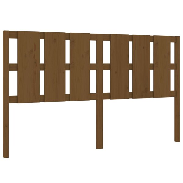 vidaXL Tête de lit Marron miel 165 5x4x100 cm Bois massif de pin