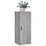 vidaXL Armoire murale sonoma gris 34 5x34x90 cm