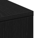 vidaXL Table basse Chêne noir 90 x 90 x 28 cm Bois d'ingénierie