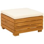 vidaXL Ensemble de canapés d'extérieur avec coussin 5 Pièce Marron