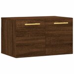 vidaXL Armoire murale Chêne marron 60x36 5x35 cm Bois d'ingénierie