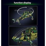 Mould King 24052 - Kit de construction de maquettes d'hélicoptère d'exploration