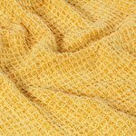 vidaXL Couverture en coton 220 x 250 cm Jaune moutarde