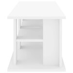 vidaXL Support de télévision Blanc 96 x 35 x 33 5 cm