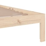 vidaXL Cadre de lit sans matelas 75x190 cm