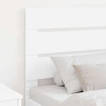 vidaXL Tête de lit Blanc 100 cm Bois d'ingénierie