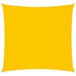 vidaXL Voile de parasol Tissu Oxford carré 2x2 m Jaune