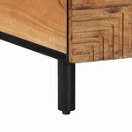 Table basse vidaXL 80x54x40 cm en bois massif d'acacia