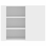 vidaXL Armoire murale blanc 75x35x60 cm bois d'ingénierie
