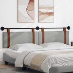 vidaXL Tête de lit suspendue Gris nuage PU antique