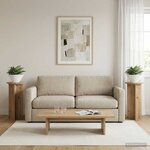 vidaXL Support de Plante 2 pièces Chêne artisanal 29 5 x 29 5 x 60 cm