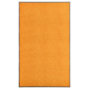 vidaXL Paillasson lavable Orange 90x150 cm