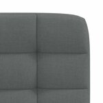 vidaXL Chaises à manger lot de 2 gris foncé tissu
