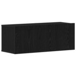 vidaXL Ensemble meuble TV 7 Pièces Chêne noir 80 x 30 x 30 cm