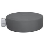 Bestway Housse Gris Ø236 x 71 cm PVC et POM