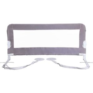 Barrière de lit - lits encastrés et aux lits plats- Mesurant 150 cm de large et 50 cm de haut - Gris