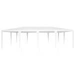 vidaXL Tente de fête Blanc 800 x 400 x 266 cm Polyester  Acier