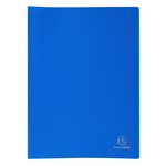 Protège-documents en polypropylène souple OPAK 100 vues - A4 - Bleu clair x 12 EXACOMPTA