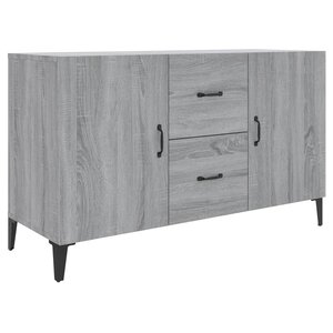 vidaXL Buffet sonoma gris 100x36x60 cm bois d'ingénierie