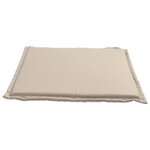 vidaXL Coussins de siège de jardin lot de 6 taupe 45x45x2 cm carré