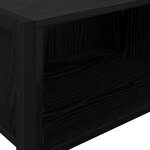 vidaXL Table d'appoint Chêne noir 100 x 36 x 75 cm Bois d'ingénierie