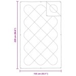 vidaXL Couettes & Duvets Blanc 135 x 220 cm Polyester