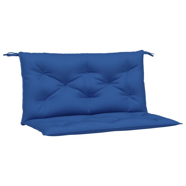 vidaXL Coussins de banc de jardin lot de 2 bleu royal tissu oxford