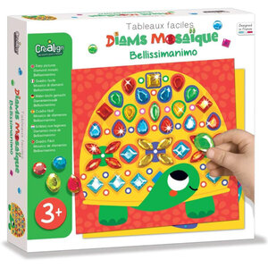 Jeu créatif - Mosaïque à coller - 6 tableaux à créer - Dès 3 ans - Loisirs créatifs enfant